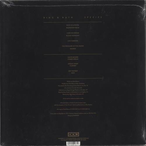 Bing & Ruth Species - Sealed 2-LP vinyl record set (Double LP Album) UK -LO2LSP882960