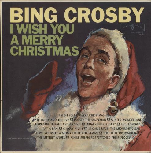 Bing Crosby I Wish You A Merry Christmas vinyl LP album (LP record) UK BNGLPIW885404