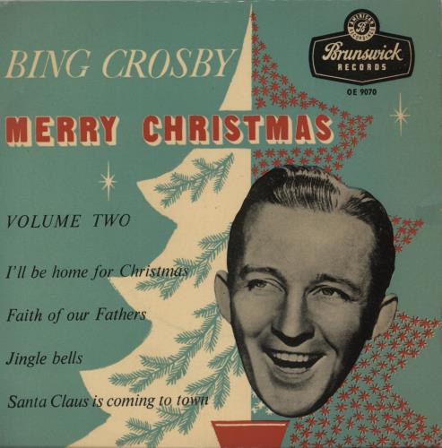 Bing Crosby Merry Christmas (Volume Two) 7" vinyl single (7 inch record / 45) UK BNG07ME878713