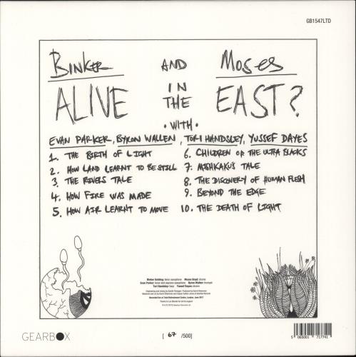 Binker And Moses Alive In The East? - Clear Vinyl vinyl LP album (LP record) UK 6TOLPAL872274