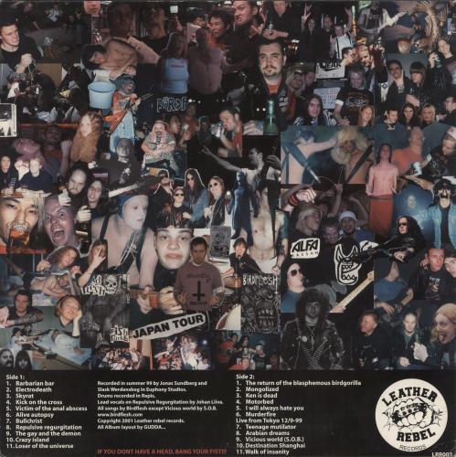 Birdflesh Alive Autopsy vinyl LP album (LP record) Swedish -66LPAL891532