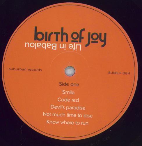Birth Of Joy Life In Babalou vinyl LP album (LP record) Dutch 6OZLPLI826324