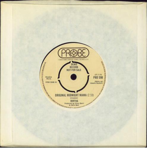 Birtha Dirty Work 7" vinyl single (7 inch record / 45) UK BR707DI802736