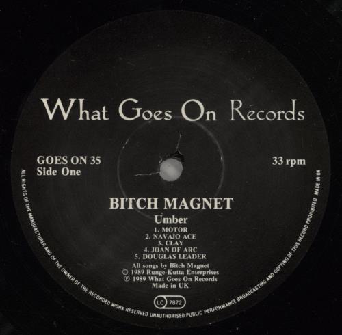 Bitch Magnet Umber vinyl LP album (LP record) UK BMQLPUM644730