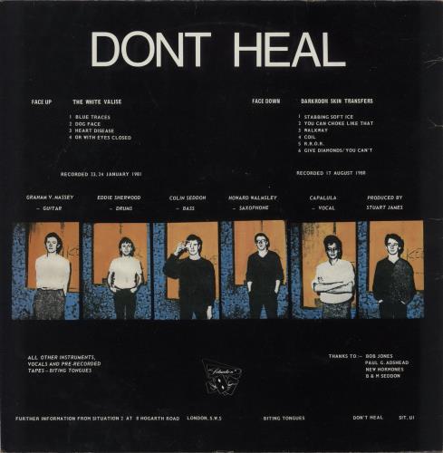 Biting Tongues Don't Heal vinyl LP album (LP record) UK BGULPDO864230