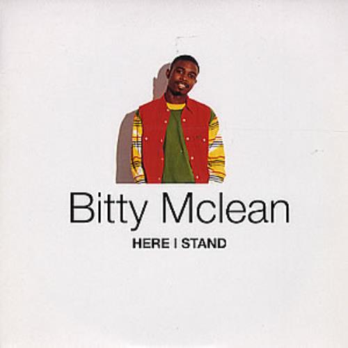 Bitty McLean Here I Stand 7" vinyl single (7 inch record / 45) UK BTT07HE301982
