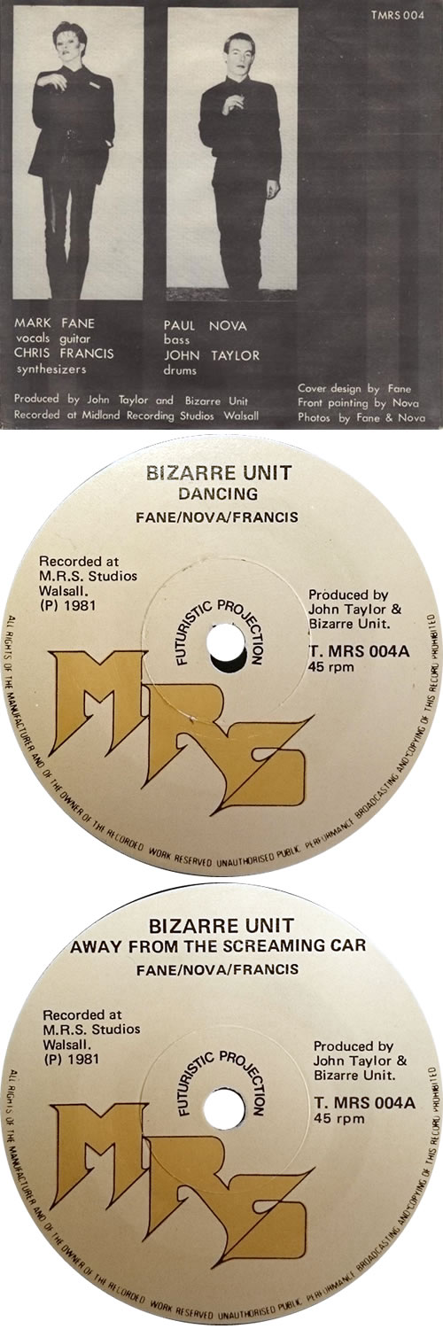 Bizarre Unit Dancing 7" vinyl single (7 inch record / 45) UK E-407DA604521