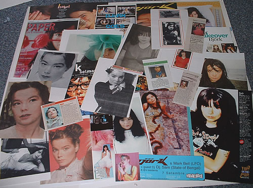 Bj�rk Collection of Photographs and Press Cuttings memorabilia UK BJKMMCO326920