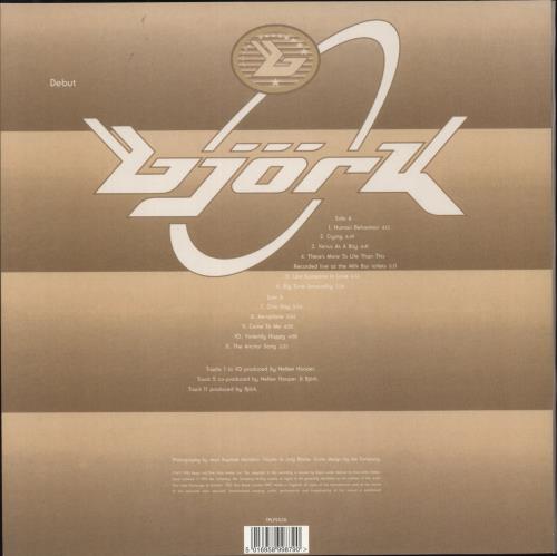 Bjrk Debut - Gold Vinyl vinyl LP album (LP record) UK BJKLPDE874495
