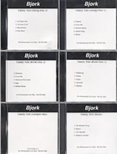 Bj�rk Family Tree CD-R acetate US BJKCRFA238763