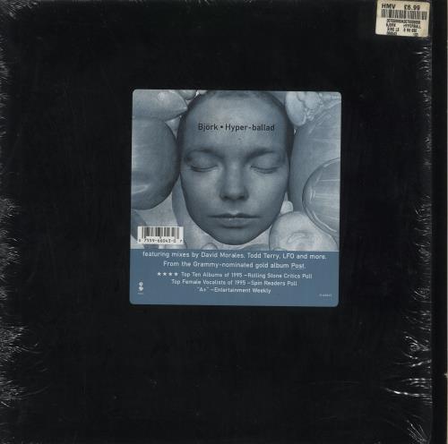 Bj�rk Hyperballad 12" vinyl single (12 inch record / Maxi-single) US BJK12HY63749