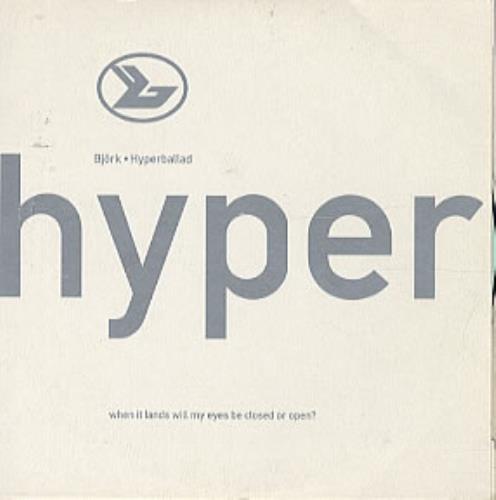 Bj�rk Hyperballad CD single (CD5 / 5") UK BJKC5HY65393