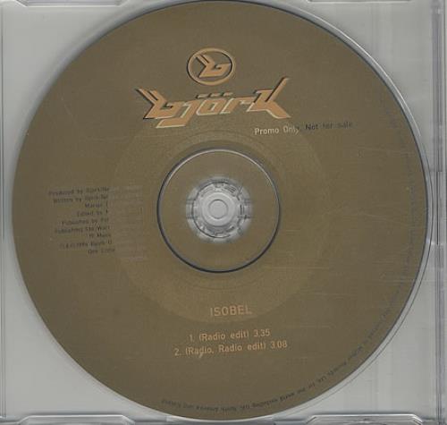 Bj�rk Isobel CD single (CD5 / 5") UK BJKC5IS101586