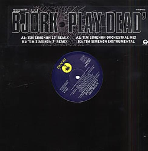 Bj�rk Play Dead 12" vinyl single (12 inch record / Maxi-single) UK BJK12PL24533