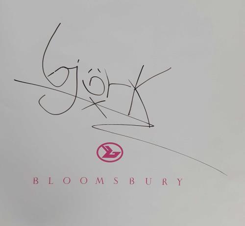 Bj�rk Post - Autographed book UK BJKBKPO752872