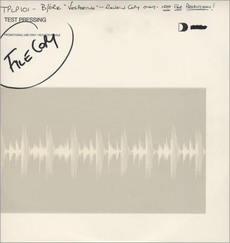 Bj�rk Vespertine 2-LP vinyl record set (Double LP Album) UK BJK2LVE349627