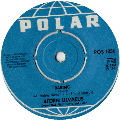 Bjorn Ulvaeus Raring 7" vinyl single (7 inch record / 45) Swedish BJO07RA52934