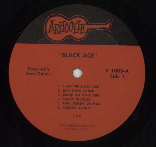Black Ace Black Ace vinyl LP album (LP record) US B-YLPBL549405