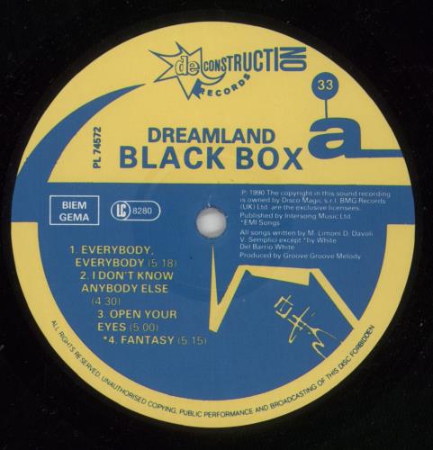 Black Box Dreamland vinyl LP album (LP record) UK BOXLPDR750343