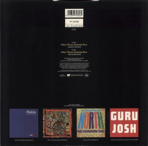 Black Box I Don't Know Anybody Else 12" vinyl single (12 inch record / Maxi-single) UK BOX12ID27604