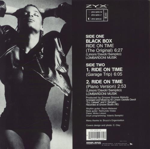 Black Box Ride On Time 12" vinyl single (12 inch record / Maxi-single) German BOX12RI802101