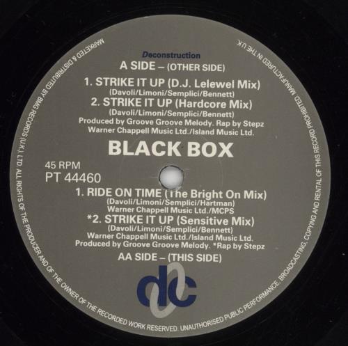 Black Box Strike It Up - Remixes 12" vinyl single (12 inch record / Maxi-single) UK BOX12ST611403