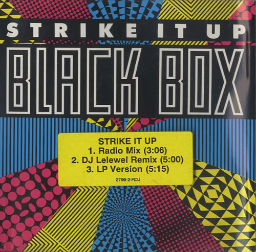 Black Box Strike It Up CD single (CD5 / 5") US BOXC5ST121481