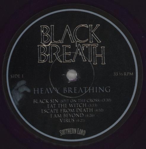 Black Breath Heavy Breathing vinyl LP album (LP record) US 42ELPHE862918