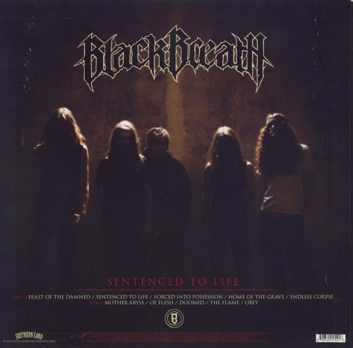 Black Breath Sentenced To Life vinyl LP album (LP record) US 42ELPSE831213