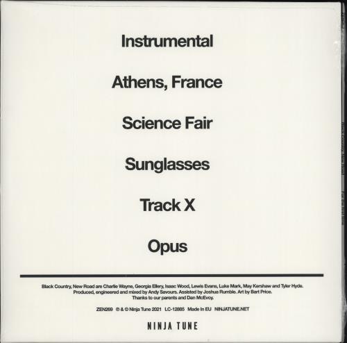 Black Country, New Road For The First Time - Sealed vinyl LP album (LP record) UK 3ZDLPFO790789