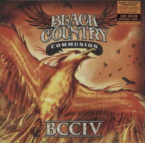 Black Country Communion BCCIV + Poster - 180gm Orange 2-LP vinyl record set (Double LP Album) UK B7A2LBC681777