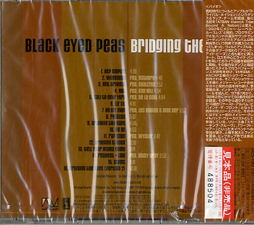 Black Eyed Peas Bridging The Gap - Sealed CD album (CDLP) Japanese BPECDBR610991