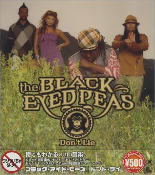 Black Eyed Peas Don't Lie CD single (CD5 / 5") Japanese BPEC5DO474518