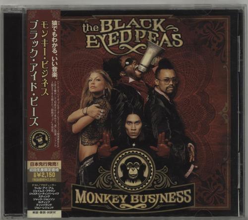 Black Eyed Peas Monkey Business - 1st + Obi CD album (CDLP) Japanese BPECDMO302359