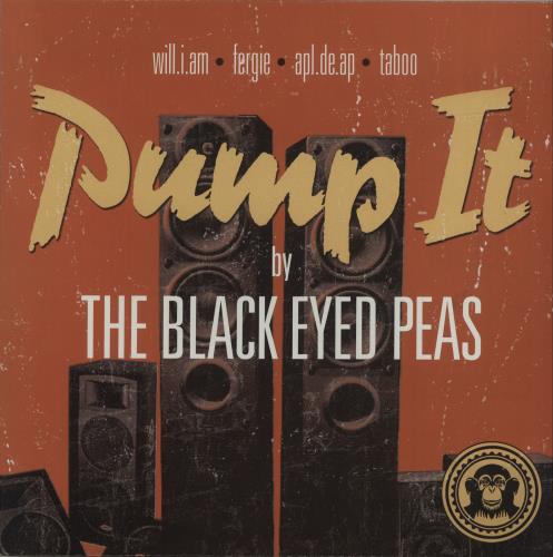 Black Eyed Peas Pump It 12" vinyl single (12 inch record / Maxi-single) UK BPE12PU352604