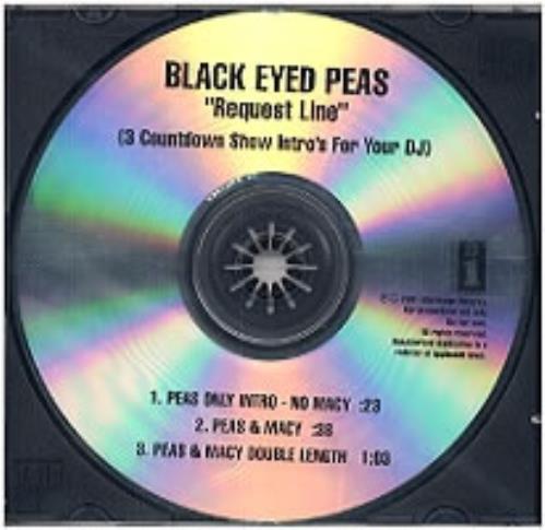 Black Eyed Peas Request Line CD-R acetate US BPECRRE182210