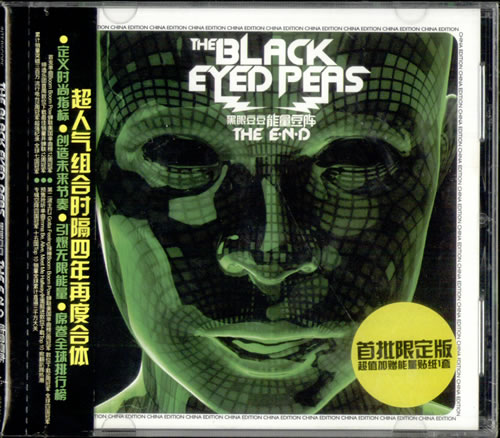 Black Eyed Peas The E.N.D. CD album (CDLP) Chinese BPECDTH499407