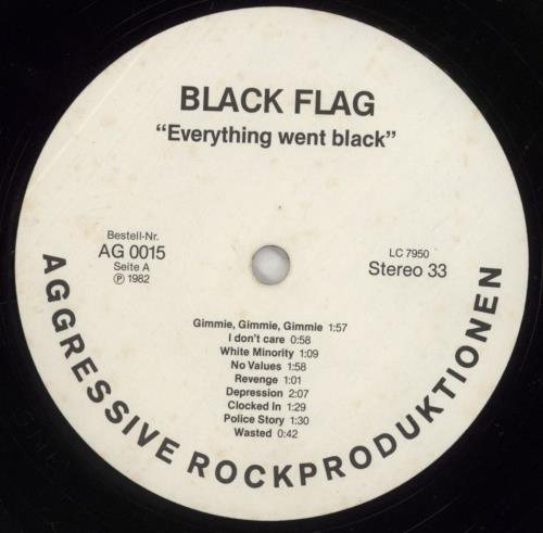 Black Flag Everything Went Black - VG 2-LP vinyl record set (Double LP Album) German BD72LEV863139