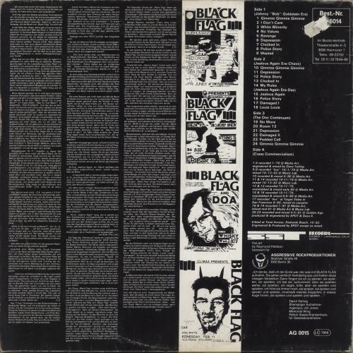 Black Flag Everything Went Black - VG 2-LP vinyl record set (Double LP Album) German BD72LEV863139