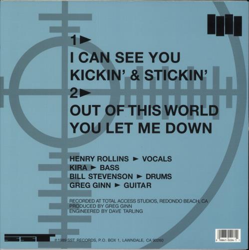 Black Flag I Can See You 12" vinyl single (12 inch record / Maxi-single) US BD712IC866670