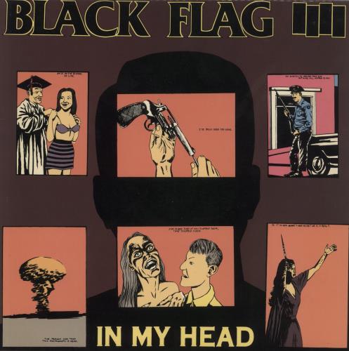 Black Flag In My Head - 1st - EX vinyl LP album (LP record) US BD7LPIN865354