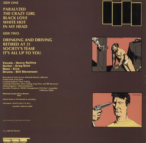 Black Flag In My Head - 1st - EX vinyl LP album (LP record) US BD7LPIN865354