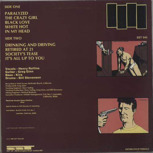 Black Flag In My Head vinyl LP album (LP record) UK BD7LPIN660995