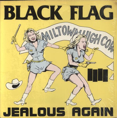 Black Flag Jealous Again 12" vinyl single (12 inch record / Maxi-single) US BD712JE862548