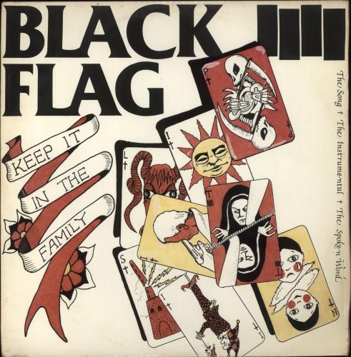 Black Flag Keep It In The Family 12" vinyl single (12 inch record / Maxi-single) UK BD712KE441001
