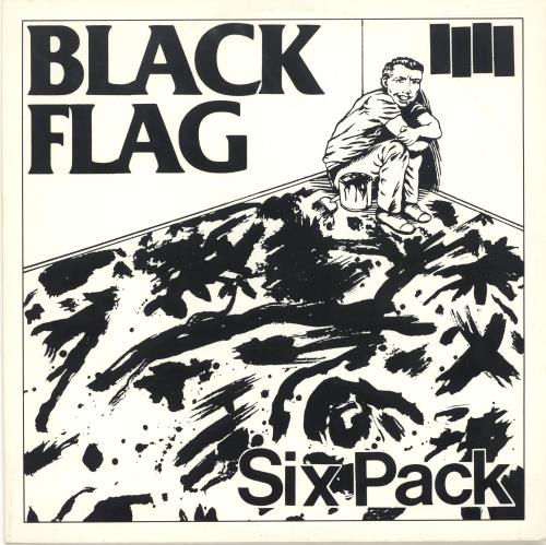Black Flag Six Pack - White Vinyl 10" vinyl single (10 inch record) US BD710SI689932