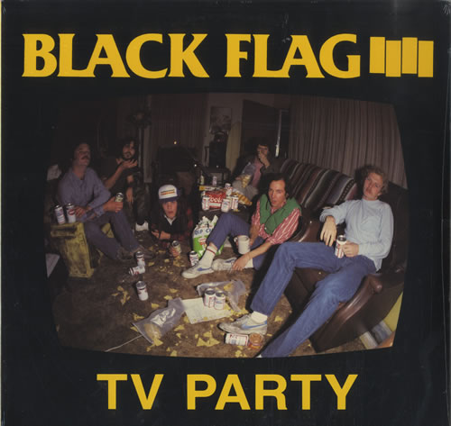 Black Flag TV Party 12" vinyl single (12 inch record / Maxi-single) US BD712TV471695