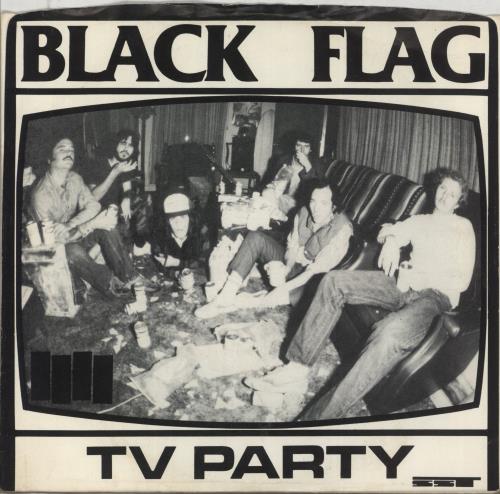 Black Flag TV Party 7" vinyl single (7 inch record / 45) US BD707TV870168