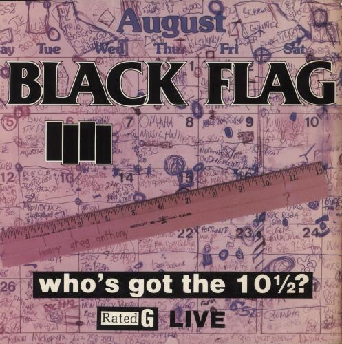 Black Flag Who's Got The 10 1/2? + Merch Insert vinyl LP album (LP record) US BD7LPWH554498