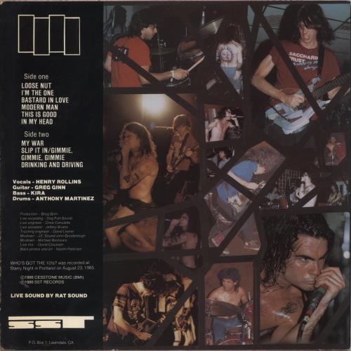 Black Flag Who's Got The 10 1/2? + Merch Insert vinyl LP album (LP record) US BD7LPWH554498